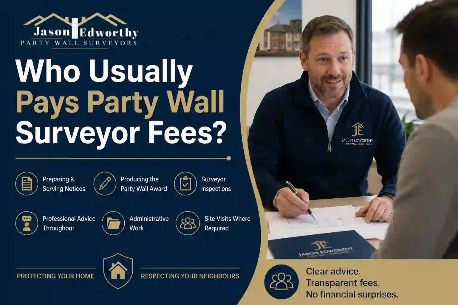 Who Usually Pays Party Wall Surveyor Fees Thornton?